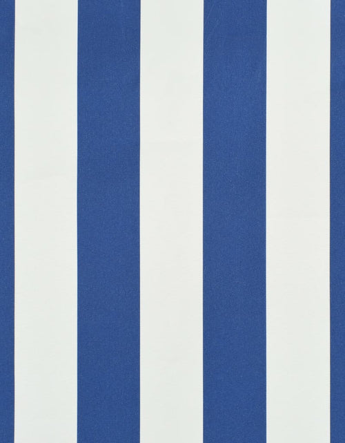 Încărcați imaginea în vizualizatorul Galerie, Copertină retractabilă, albastru și alb, 300 x 150 cm
