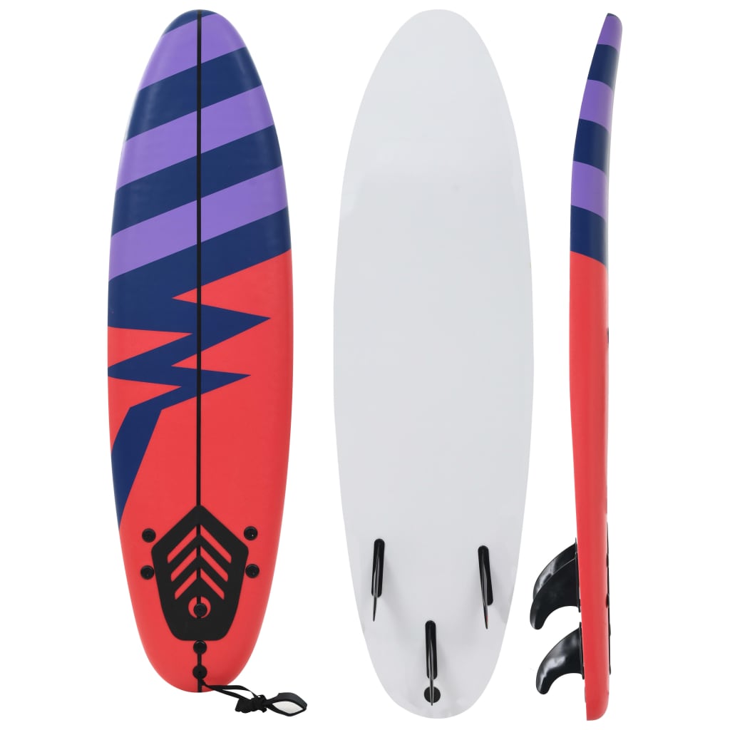 Placă de surf, 170 cm, model dungi