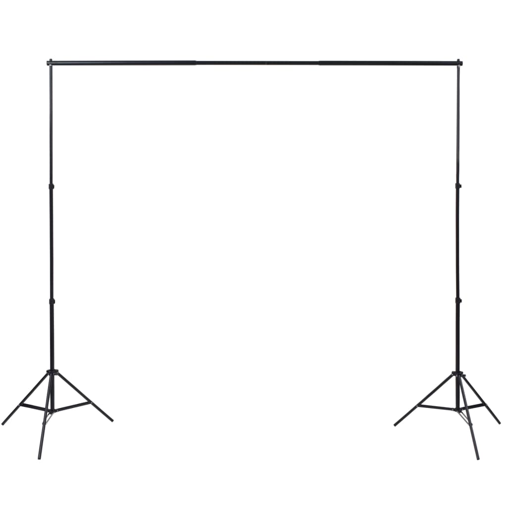 Set studio foto cu 3 fundaluri de bumbac, cadru reglabil, 3x5 m - Lando
