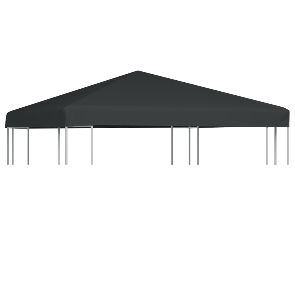 Acoperiș de pavilion, 310 g/m², gri, 3 x 3 m