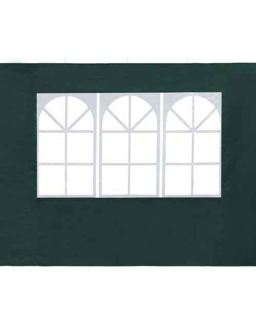 Загрузите изображение в средство просмотра галереи, Perete lateral cort petrecere, 2 buc, verde, PE, cu fereastră - Lando
