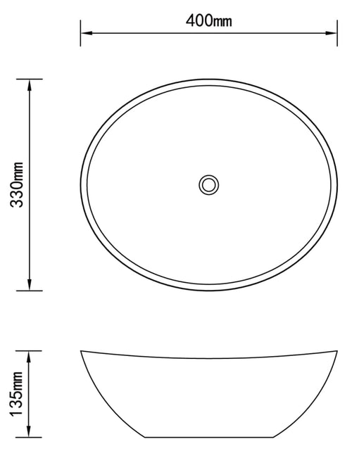 Încărcați imaginea în vizualizatorul Galerie, Chiuvetă de baie cu robinet mixer, ceramică, oval, alb
