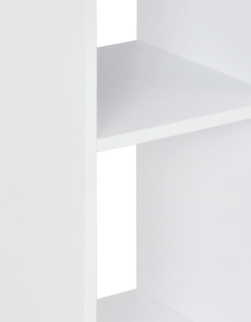 Încărcați imaginea în vizualizatorul Galerie, Masă de bar, alb și gri beton, 60 x 60 x 110 cm
