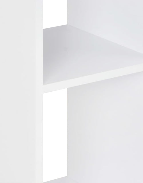 Загрузите изображение в средство просмотра галереи, Masă de bar, alb și stejar sonoma, 60 x 60 x 110 cm
