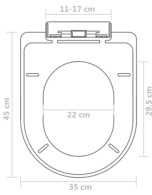 Încărcați imaginea în vizualizatorul Galerie, Capace WC cu închidere silențioasă, 2 buc., alb, plastic
