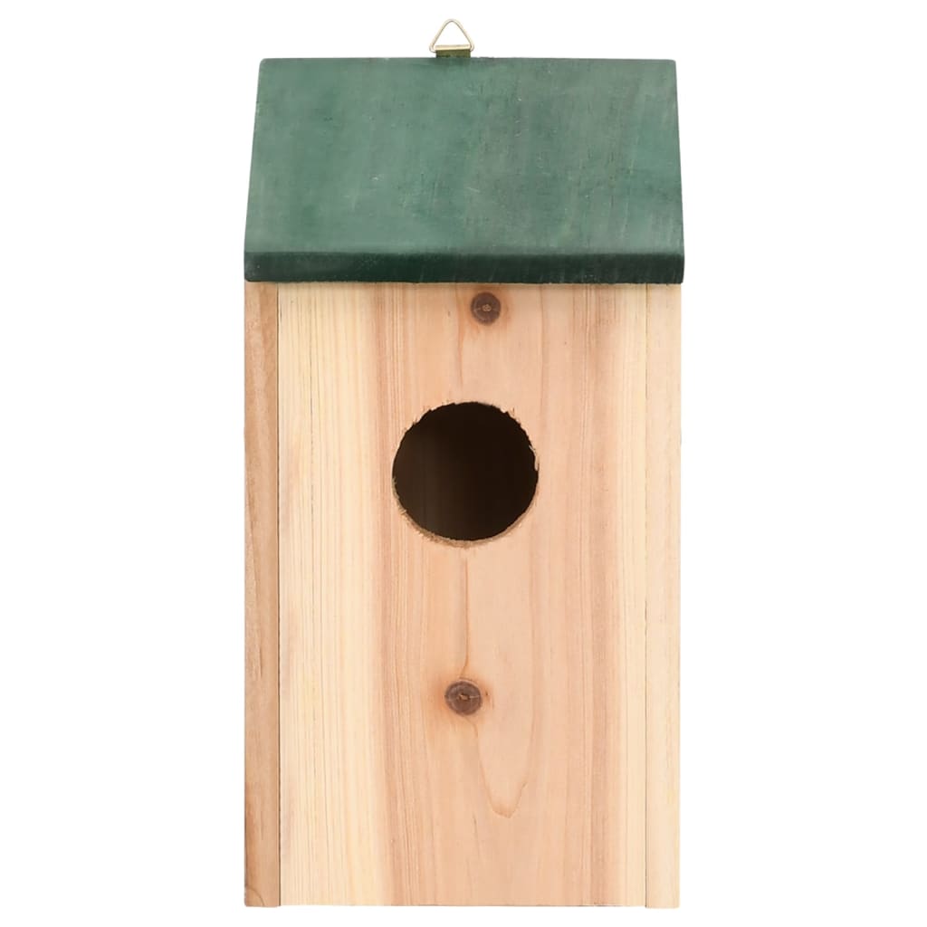 Căsuțe de păsări, 8 buc., 12x12x22 cm, lemn - Lando