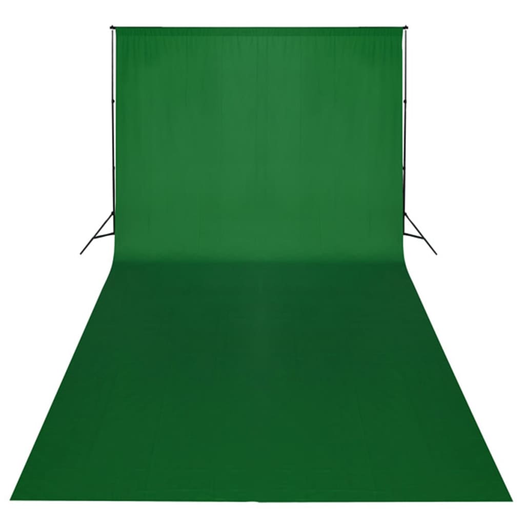 Kit studio foto, fundal verde, 600 x 300 & lumini