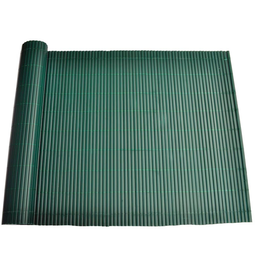 Panou de gard, verde, 90 x 300 cm, PVC