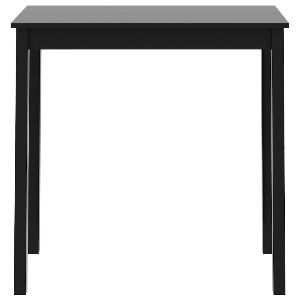 Masă de bar MDF, negru, 115x55x107 cm