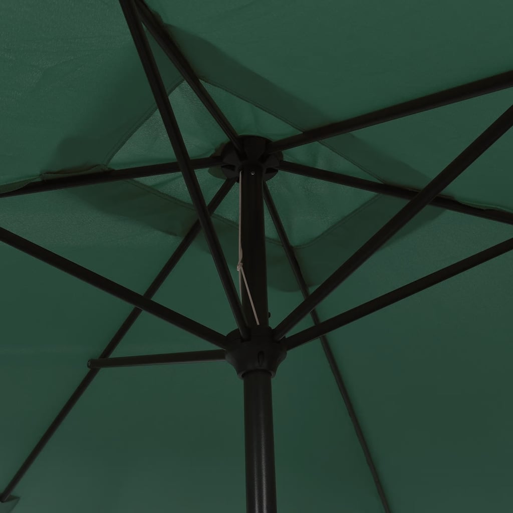 Umbrelă de soare dreptunghiulară 200 x 300 cm, verde