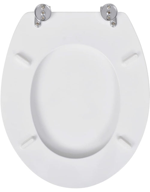 Загрузите изображение в средство просмотра галереи, Capac WC, alb, MDF, model simplu
