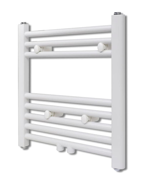 Încărcați imaginea în vizualizatorul Galerie, Radiator port-prosop încălzire centrală baie, drept, 480x480 mm
