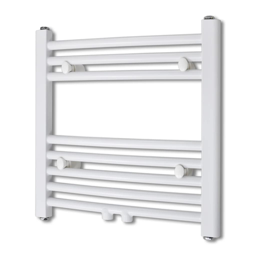 Radiator baie prosoape încălzire centrală 480x480 mm conector lateral