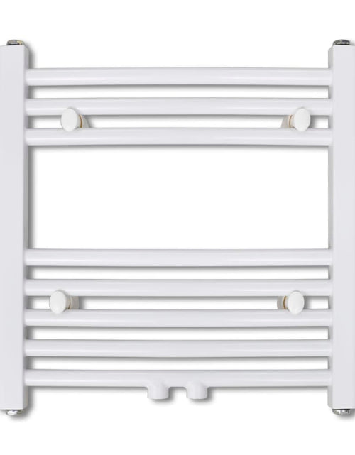 Încărcați imaginea în vizualizatorul Galerie, Radiator baie prosoape încălzire centrală 480x480 mm conector lateral
