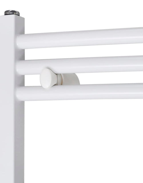 Încărcați imaginea în vizualizatorul Galerie, Radiator baie prosoape încălzire centrală 480x480 mm conector lateral
