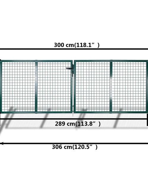 Загрузите изображение в средство просмотра галереи, Gard de grădină plasă, poartă gard grilaj, 289x175 cm/306x225 cm
