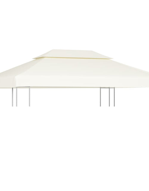 Încărcați imaginea în vizualizatorul Galerie, Copertină rezervă acoperiș pavilion, alb crem, 3x4 m, 310 g/m²
