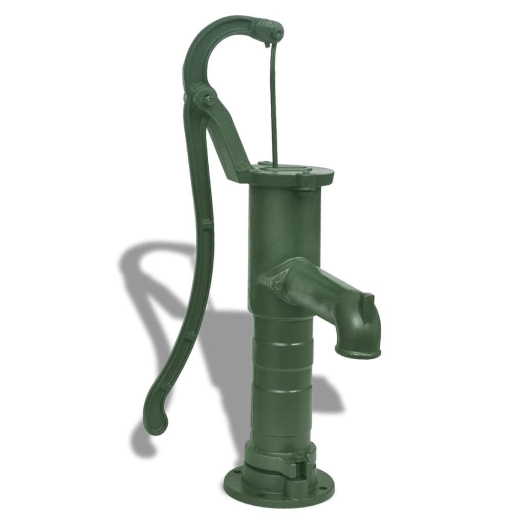 Pompă de apă de grădină cu suport, fontă