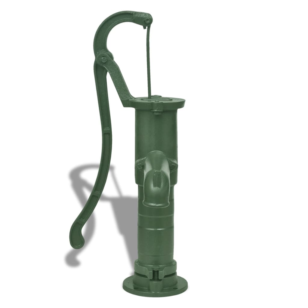 Pompă de apă de grădină cu suport, fontă