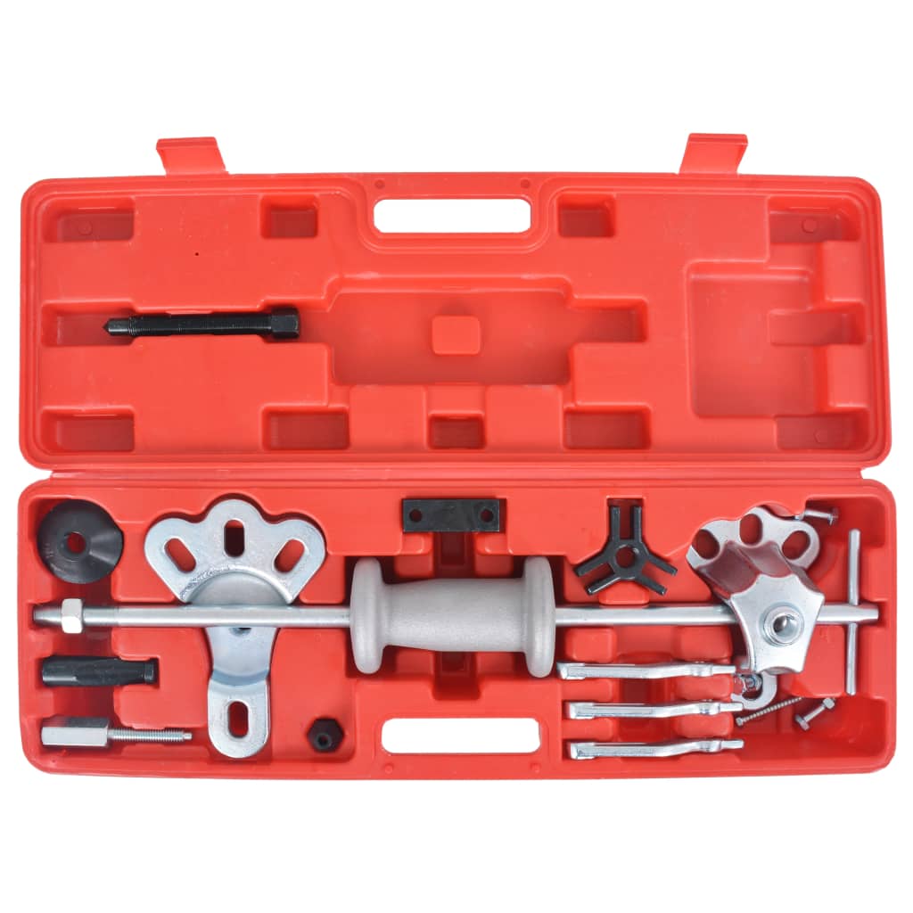 Set extractor cu ciocan culisant, 9 poziții, 17 piese