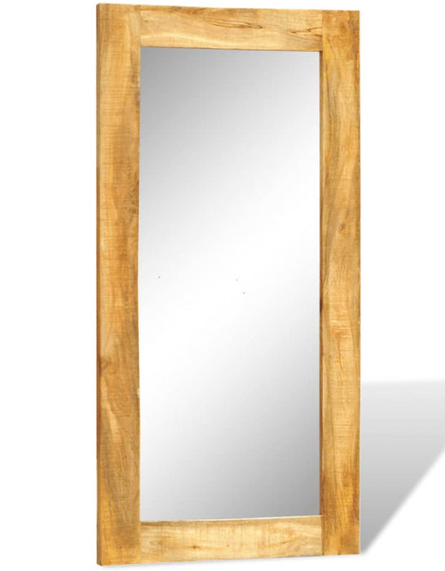 Загрузите изображение в средство просмотра галереи, Oglindă de perete, cadru din lemn masiv, 120 x 60 cm
