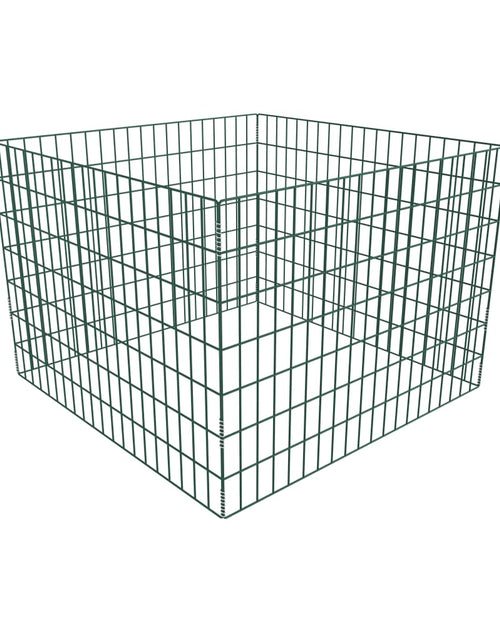 Загрузите изображение в средство просмотра галереи, Recipient compost de grădină, 100 x 100 x 70 cm, plasă pătrată - Lando
