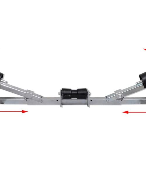Încărcați imaginea în vizualizatorul Galerie, Suport parte inferioară cu role de chilă pentru cărucior de barcă - Lando
