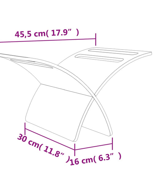 Încărcați imaginea în vizualizatorul Galerie, Suport din lemn pentru reviste, vertical, alb
