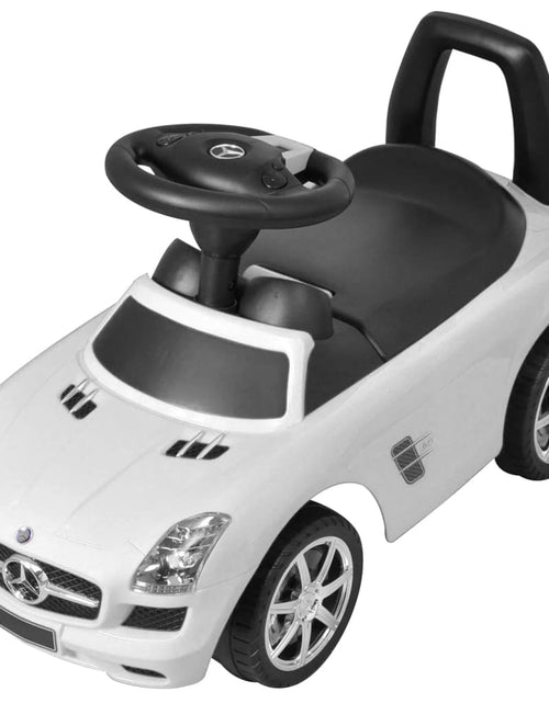 Загрузите изображение в средство просмотра галереи, Cars Mașină pentru copii Mercedes Benz, acționare cu piciorul, alb

