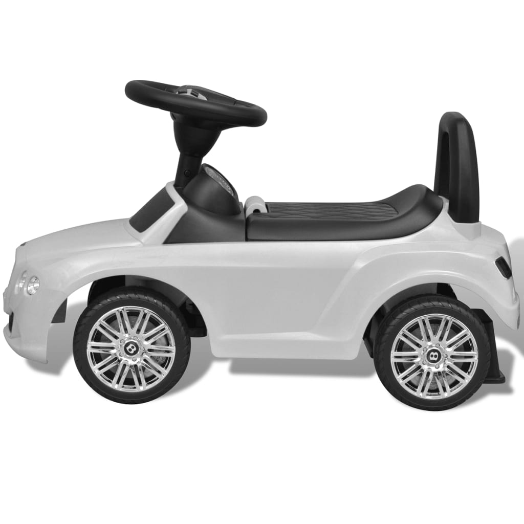 Mașină pentru copii fără pedale Bentley Alb