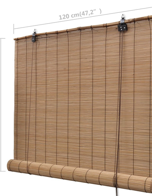 Încărcați imaginea în vizualizatorul Galerie, Jaluzele rulabile, 120 x 160 cm, bambus natural
