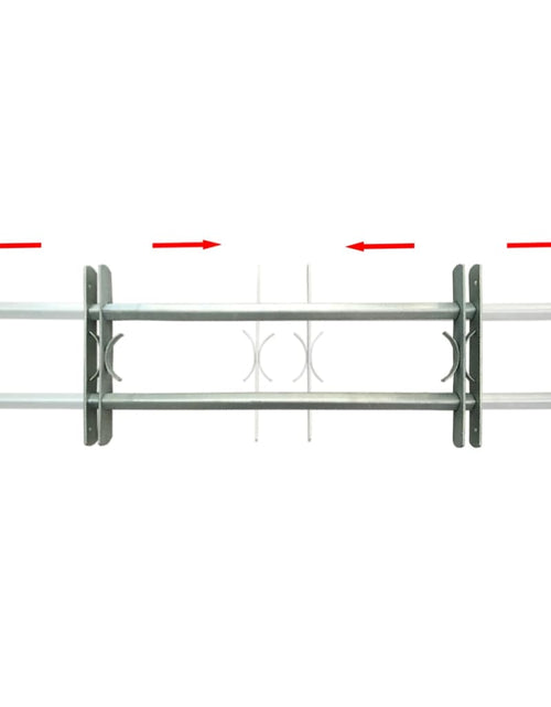 Încărcați imaginea în vizualizatorul Galerie, Grilaj de siguranță pentru ferestre cu 2 bare transversale 500-650 mm - Lando
