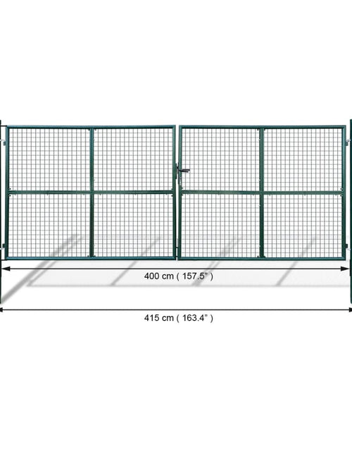 Încărcați imaginea în vizualizatorul Galerie, Poartă de gradină plasă, 415 x 200 cm / 400 x 150 cm
