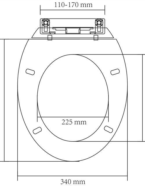 Încărcați imaginea în vizualizatorul Galerie, Capac WC cu închidere silențioasă, alb, oval
