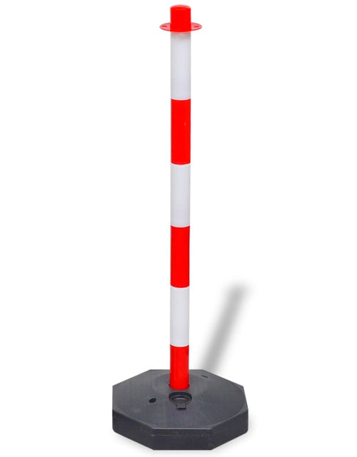 Încărcați imaginea în vizualizatorul Galerie, Set stâlp semnalizare trafic, cu lanț din plastic, 10 m
