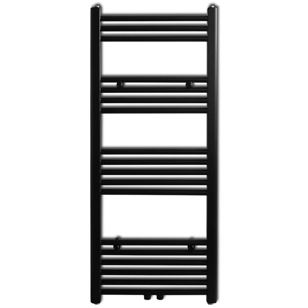 Radiator port-prosop încălzire centrală baie drept negru 500 x 1160 mm