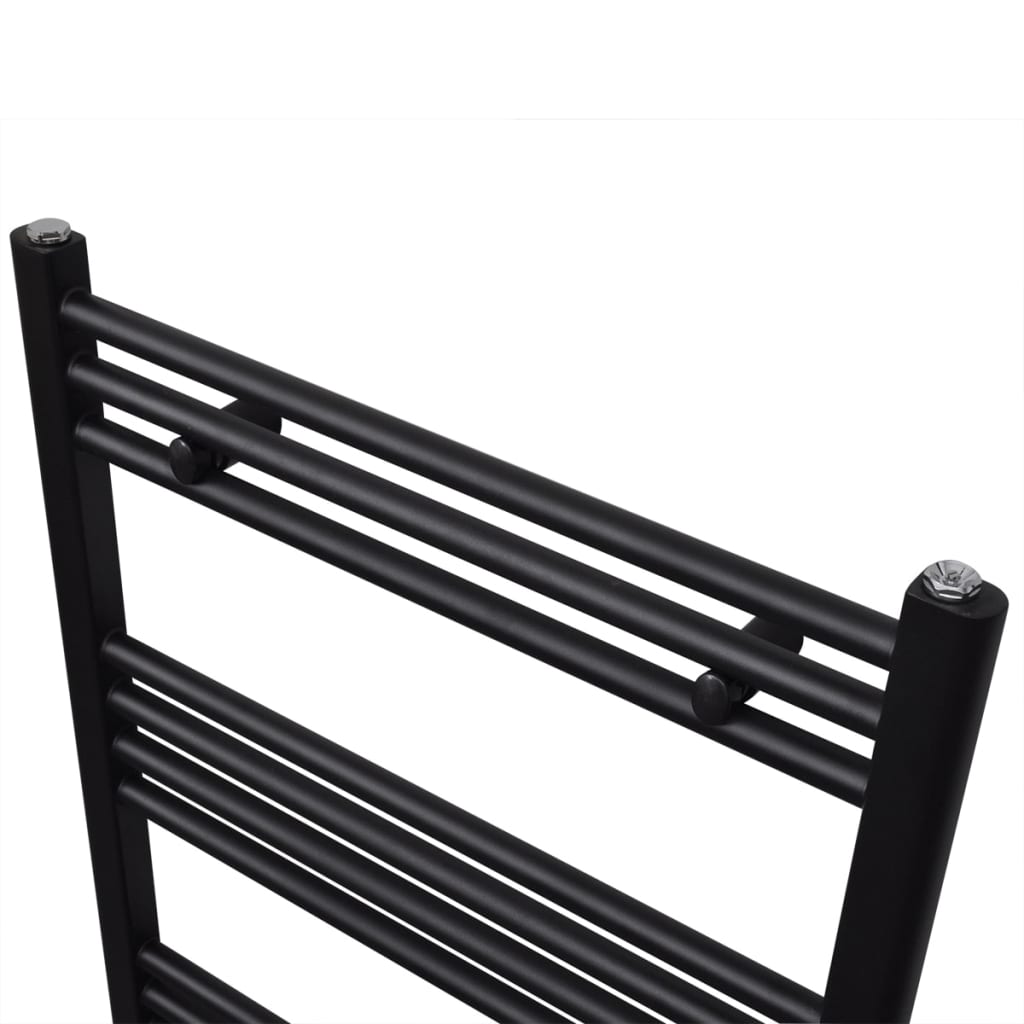 Radiator port-prosop încălzire centrală baie drept negru 500 x 1160 mm