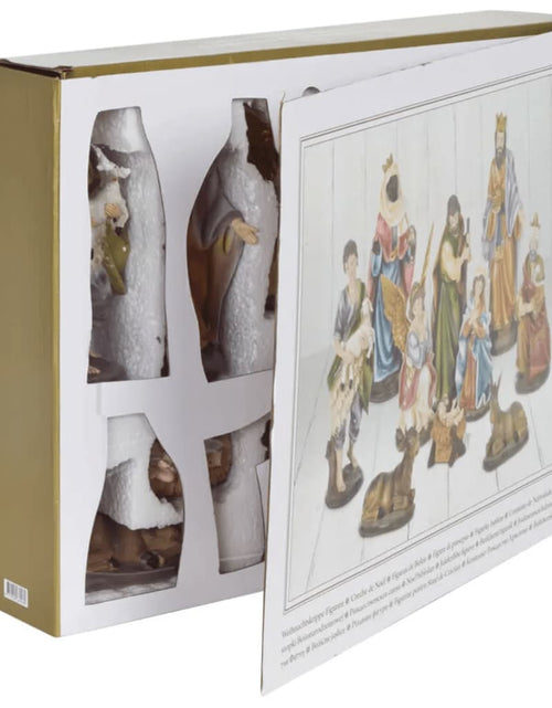 Загрузите изображение в средство просмотра галереи, Ambiance Set figurine decorative de Crăciun Nașterea Domnului, 10 buc.
