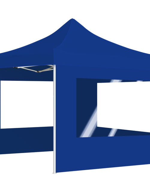 Încărcați imaginea în vizualizatorul Galerie, Cort de petrecere pliabil cu pereți, albastru, 3x3 m, aluminiu - Lando
