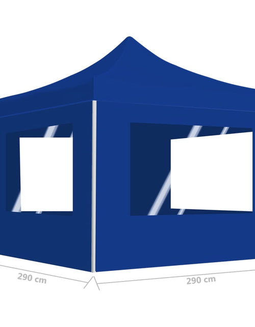 Загрузите изображение в средство просмотра галереи, Cort de petrecere pliabil cu pereți, albastru, 3x3 m, aluminiu - Lando
