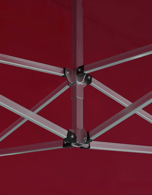 Încărcați imaginea în vizualizatorul Galerie, Cort de petrecere pliabil profesional roșu vin 4,5x3 m aluminiu - Lando

