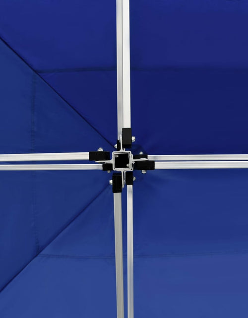 Încărcați imaginea în vizualizatorul Galerie, Cort de petrecere pliabil cu pereți albastru, 4,5x3 m, aluminiu - Lando
