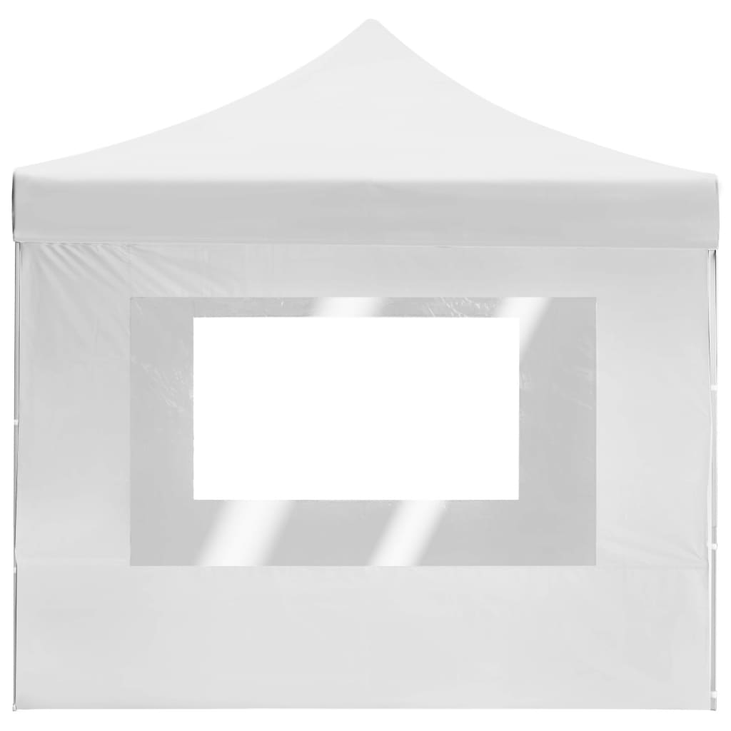 Cort de petrecere pliabil cu pereți, alb, 4,5 x 3 m, aluminiu - Lando