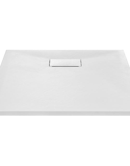 Загрузите изображение в средство просмотра галереи, Cădiță de duș, alb, 90 x 70 cm, SMC
