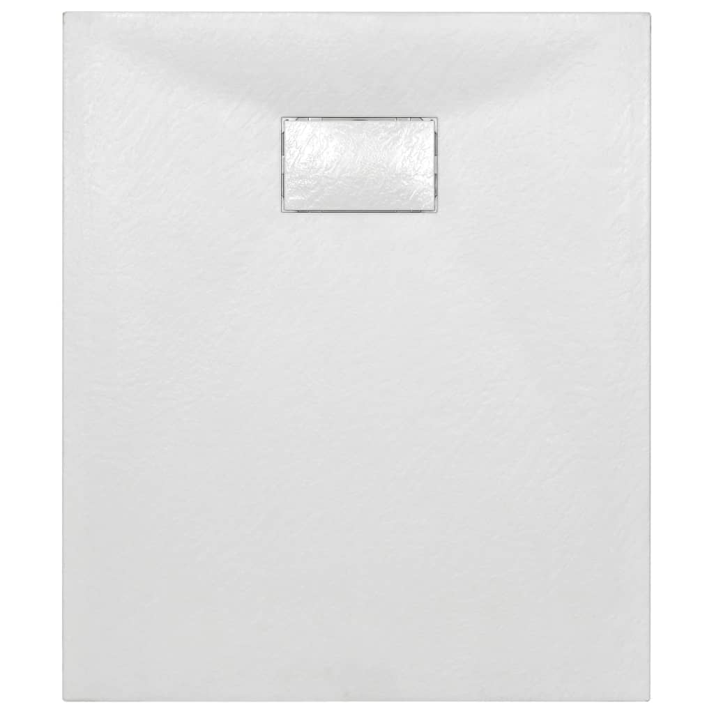 Cădiță de duș, alb, 90 x 70 cm, SMC