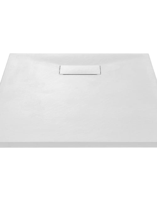 Загрузите изображение в средство просмотра галереи, Cădiță de duș, alb, 100 x 70 cm, SMC
