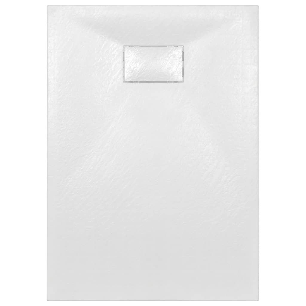 Cădiță de duș, alb, 100 x 70 cm, SMC