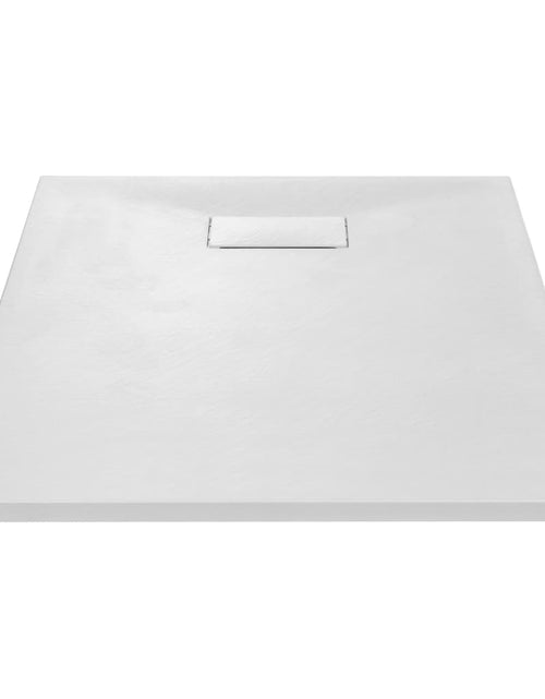 Загрузите изображение в средство просмотра галереи, Cădiță de duș, alb, 120 x 70 cm, SMC
