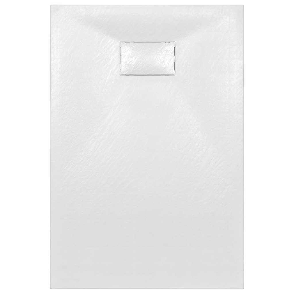 Cădiță de duș, alb, 120 x 70 cm, SMC