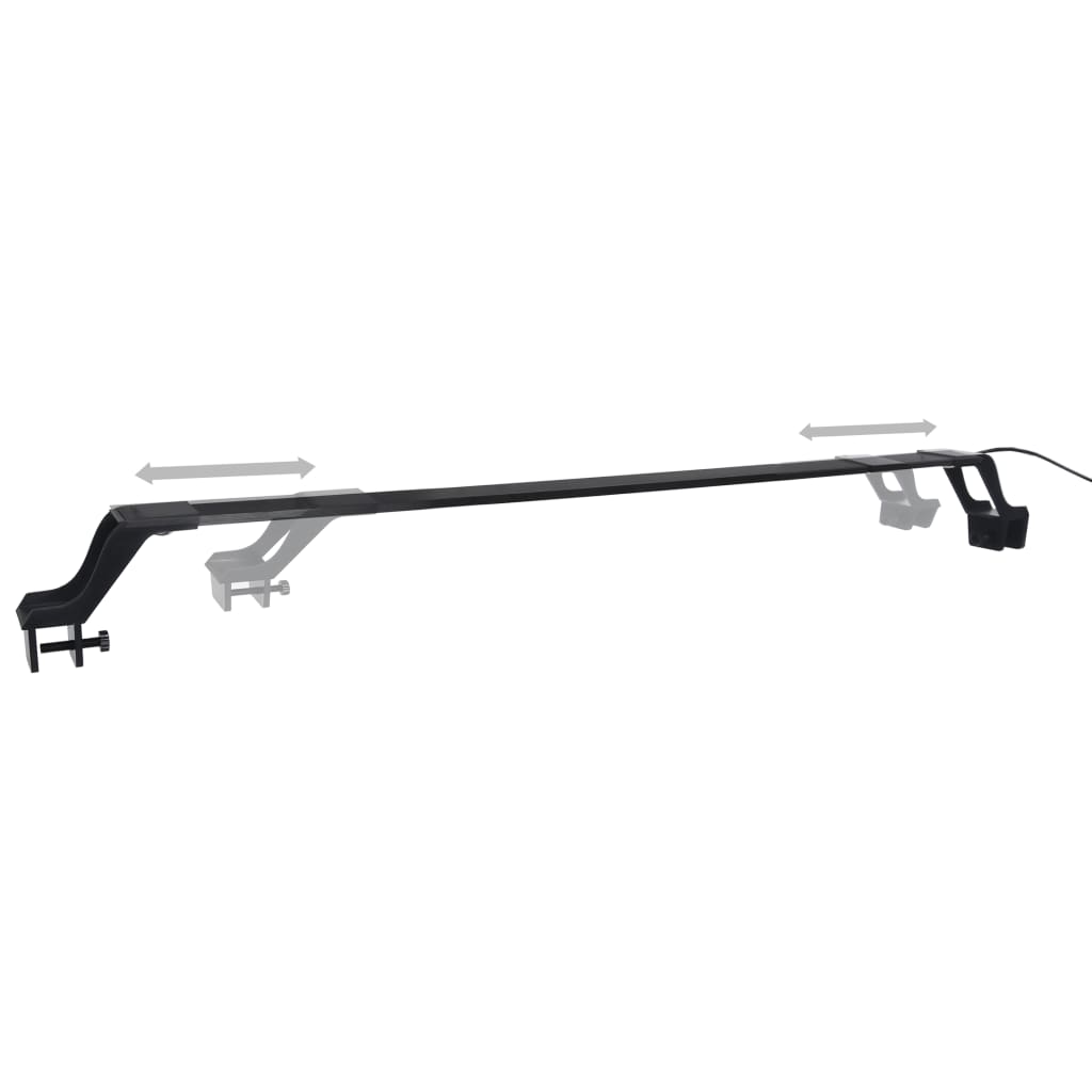 Lampă LED pentru acvariu, cu cleme, albastru/alb, 75-90 cm